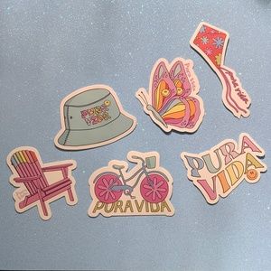 Pura Vida Stickers (6-pk) New!